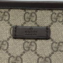 GUCCI GG Supreme Shoulder Bag PVC Beige 388924 Auth ki4557A-2