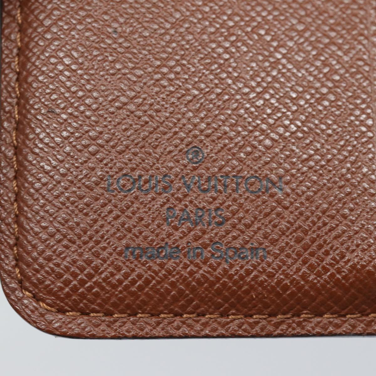 LOUIS VUITTON Monogram Compact Zip Wallet M61667 LV Auth ki4562