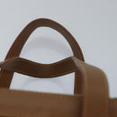 Burberrys Nova Check Hand Bag Canvas Beige Auth ki4571-14