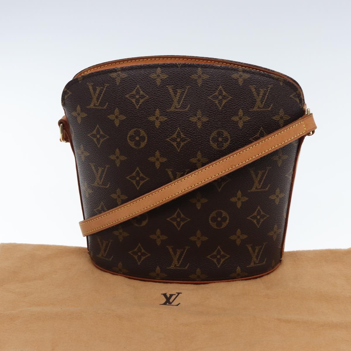 LOUIS VUITTON Monogram Drouot Shoulder Shoulder Bag M51290 LV Auth ki4584