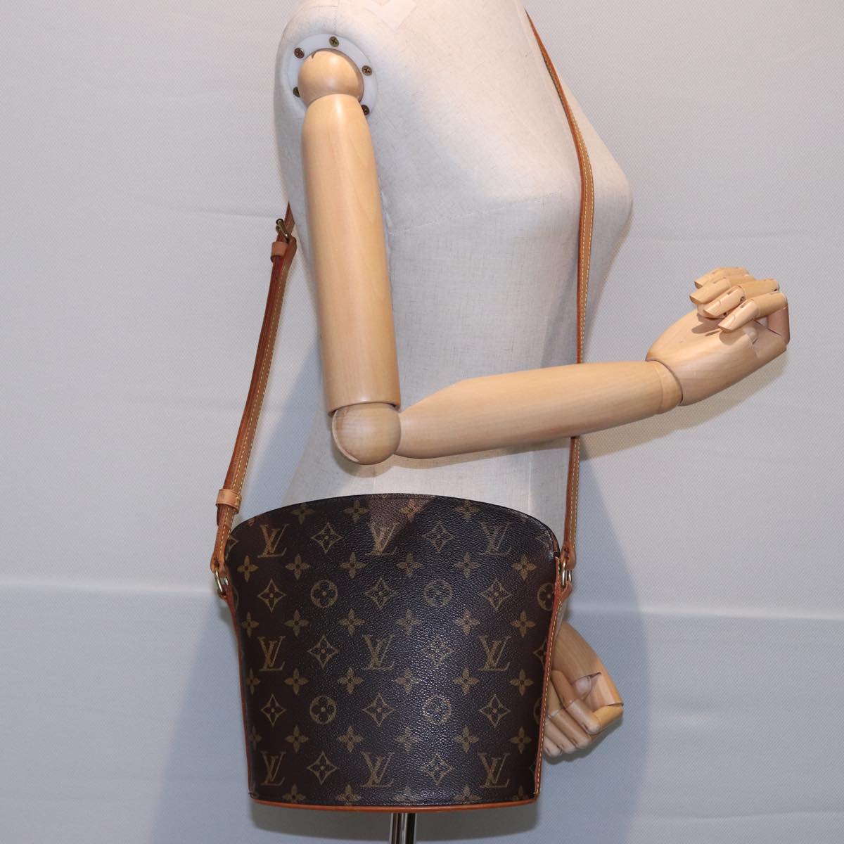 LOUIS VUITTON Monogram Drouot Shoulder Shoulder Bag M51290 LV Auth ki4584