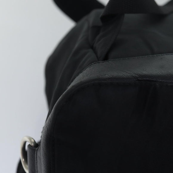 PRADA Backpack Nylon Black Auth ki4596