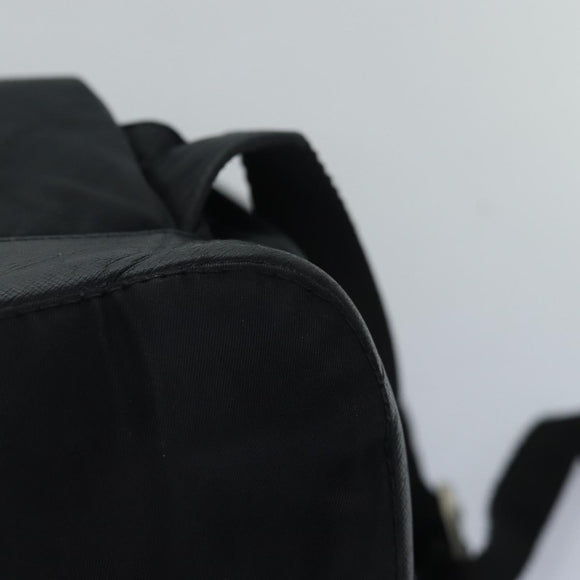 PRADA Backpack Nylon Black Auth ki4596