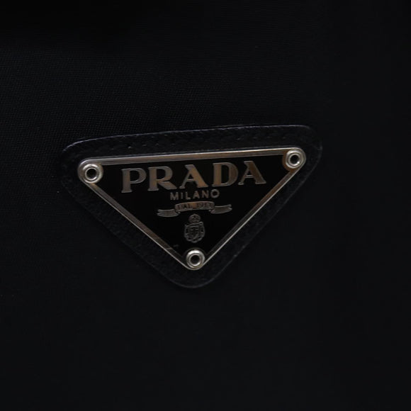 PRADA Backpack Nylon Black Auth ki4596