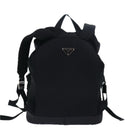 PRADA Backpack Nylon Black Auth ki4596-2