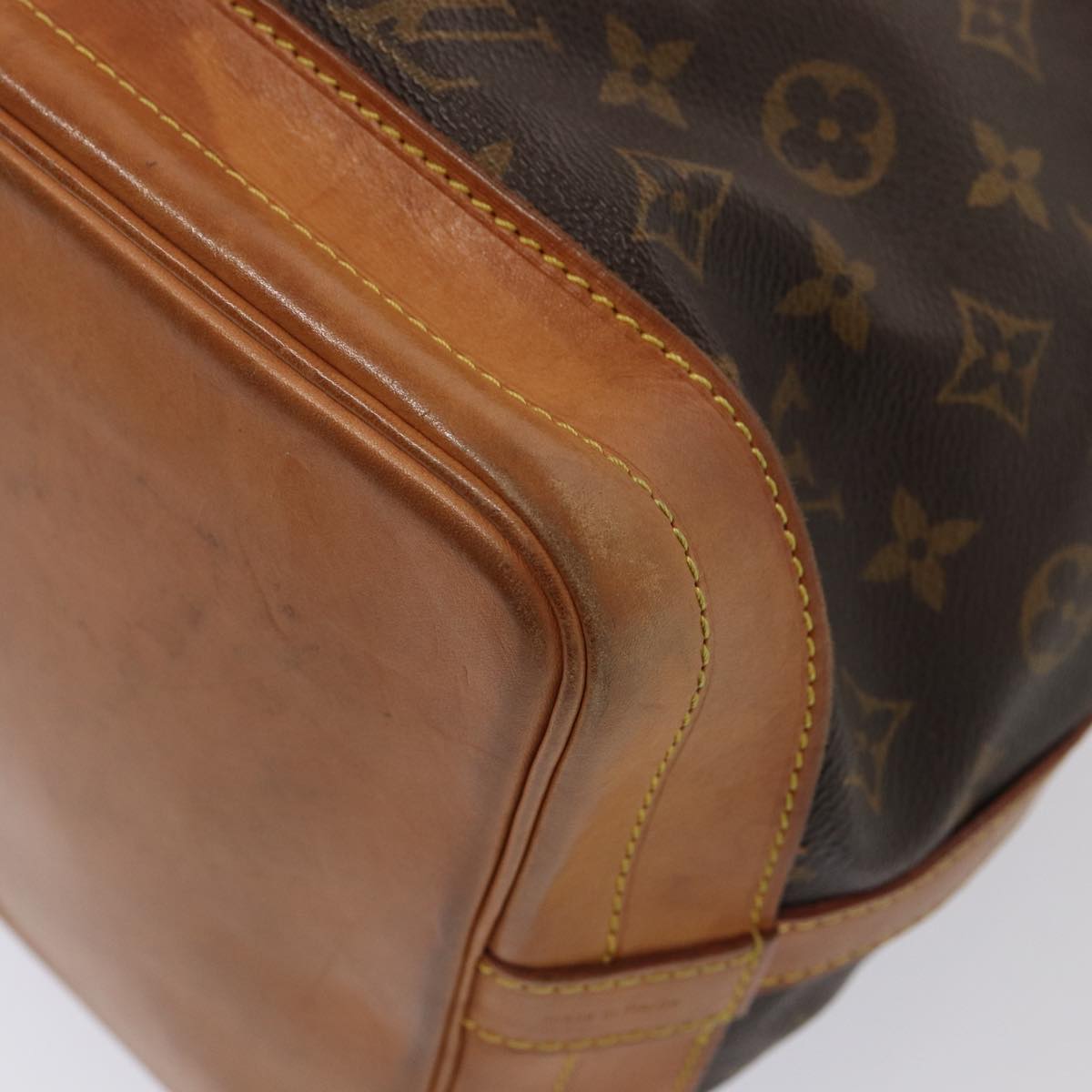 LOUIS VUITTON Monogram Noe Shoulder Bag M42224 LV Auth ki4606