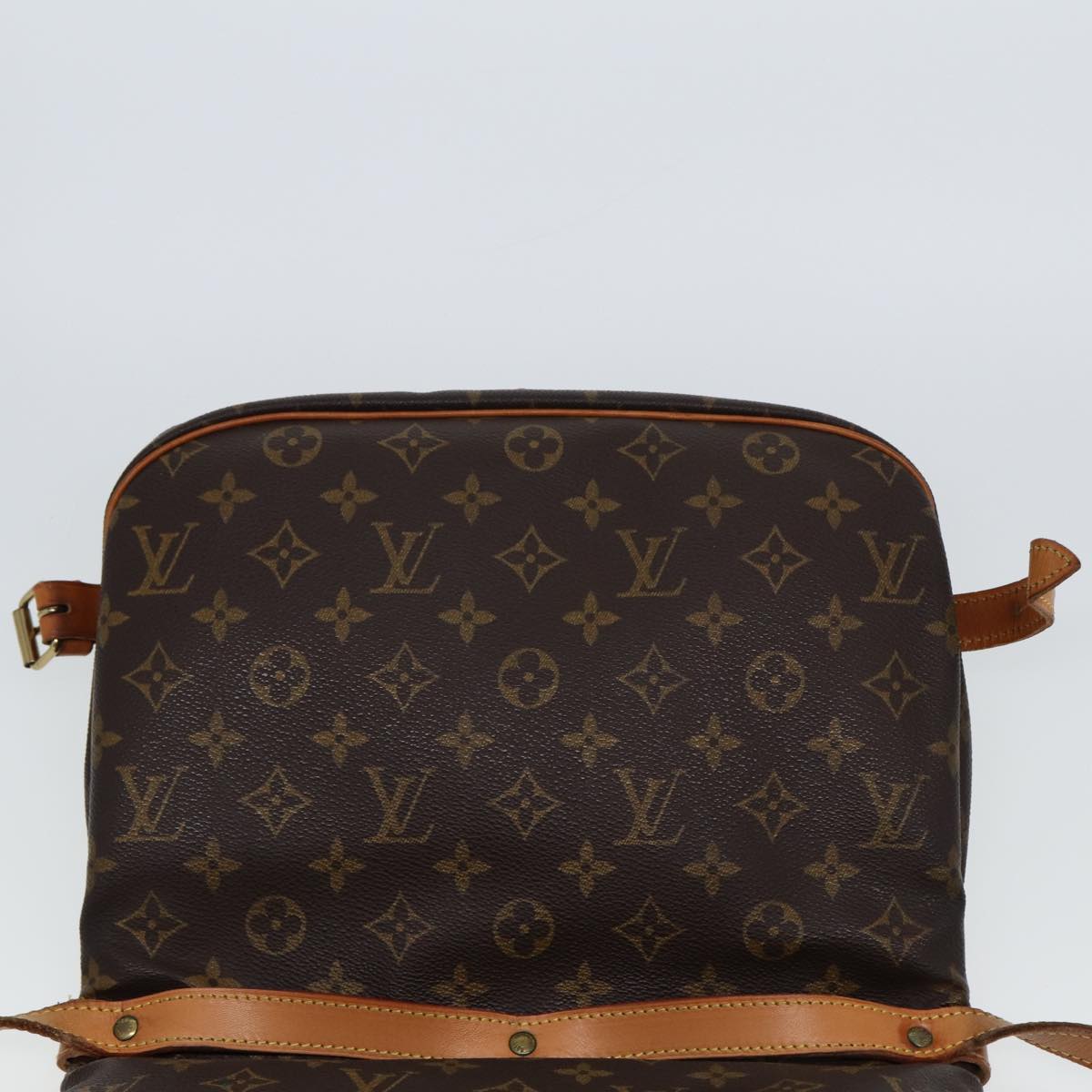 LOUIS VUITTON Monogram Saumur 30 Shoulder Bag M42256 LV Auth ki4607