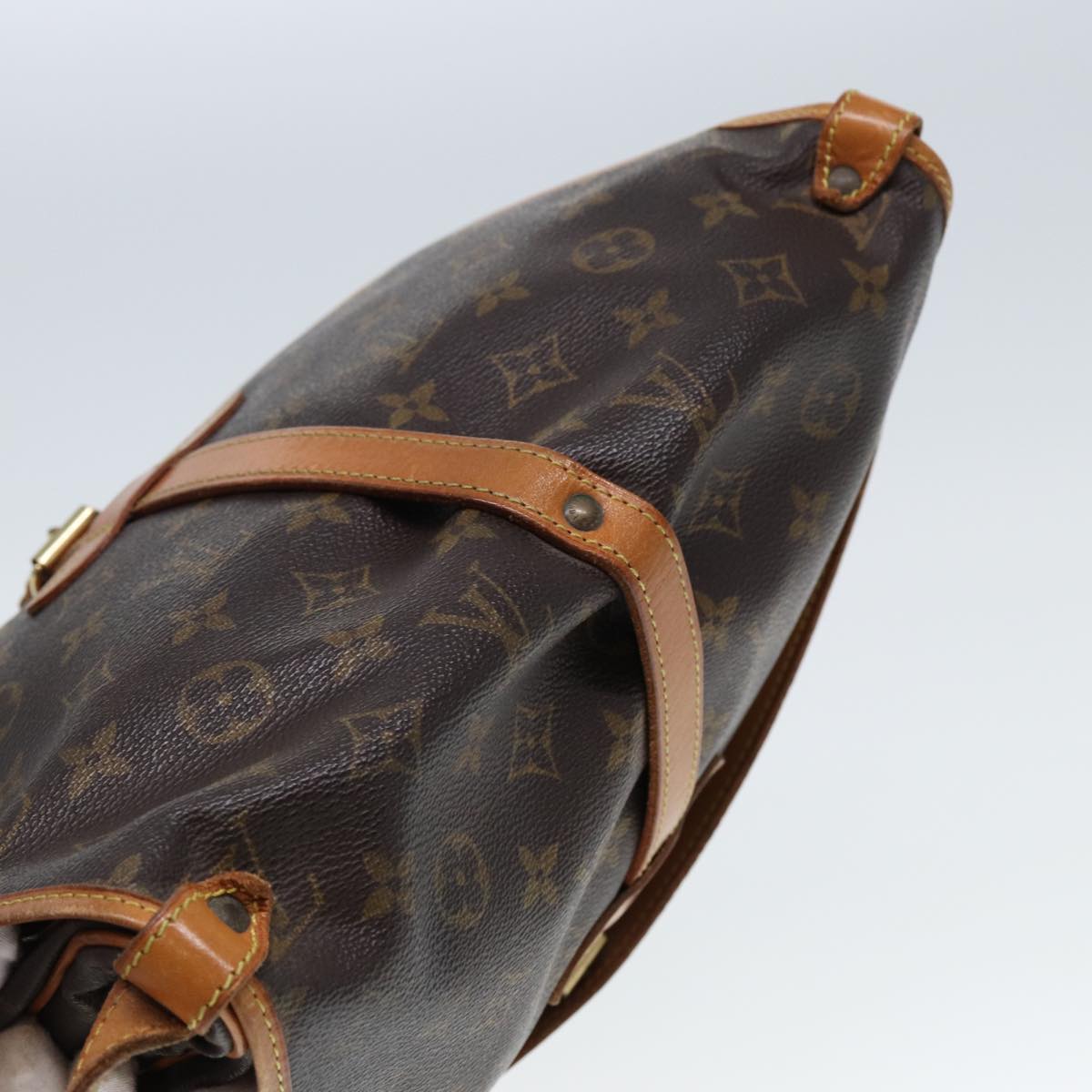 LOUIS VUITTON Monogram Saumur 30 Shoulder Bag M42256 LV Auth ki4607