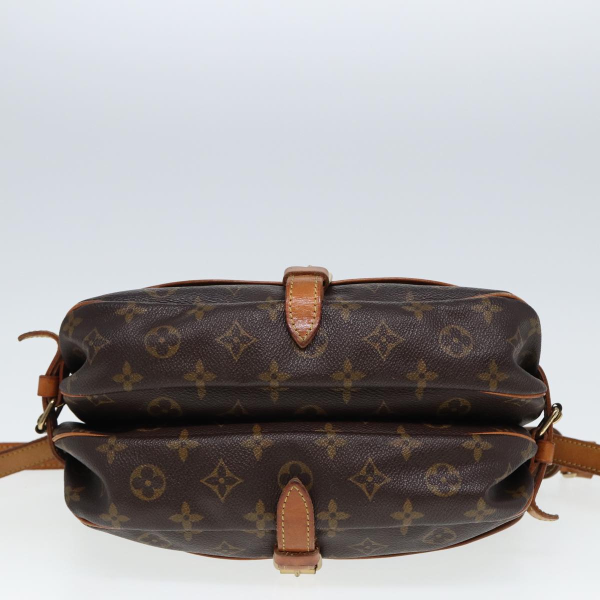 LOUIS VUITTON Monogram Saumur 30 Shoulder Bag M42256 LV Auth ki4607