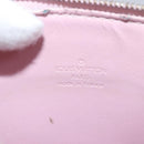 LOUIS VUITTON Monogram Vernis Motto Pouch Marshmallow Pink M91312 LV Auth ki4629-17