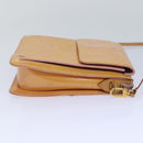 LOUIS VUITTON Monogram Vernis Motto Pouch Marshmallow Pink M91312 LV Auth ki4629-4