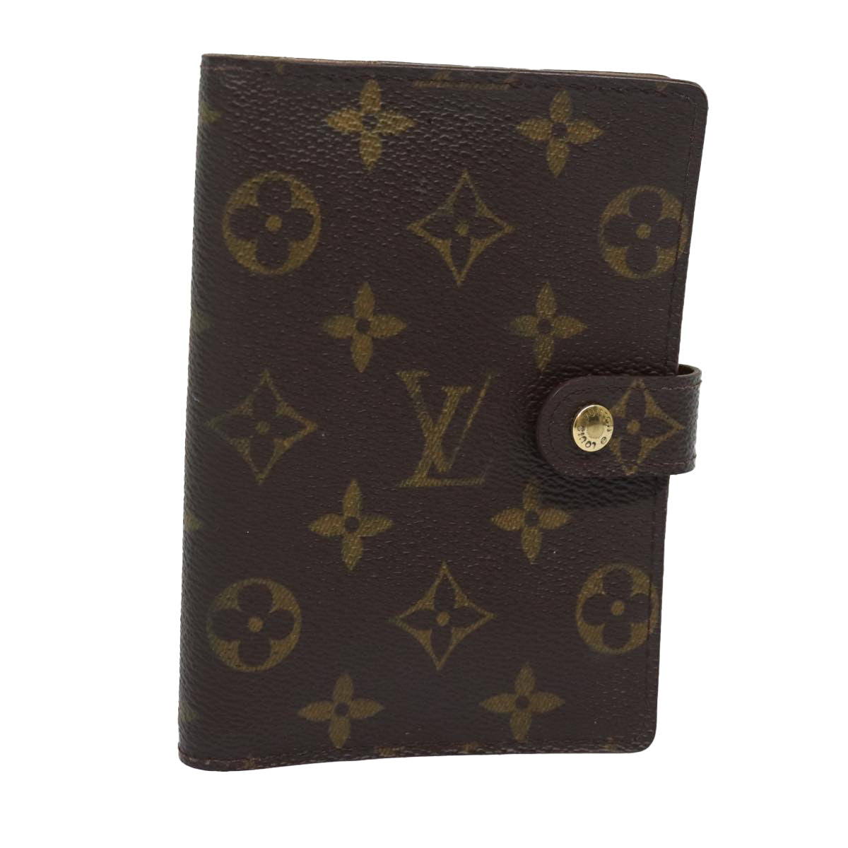 LOUIS VUITTON Monogram Agenda PM Day Planner Cover R20005 LV Auth ki4635