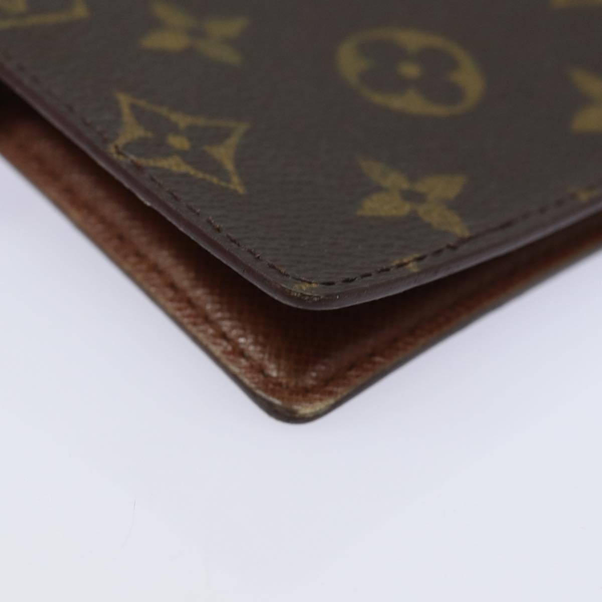 LOUIS VUITTON Monogram Agenda PM Day Planner Cover R20005 LV Auth ki4635