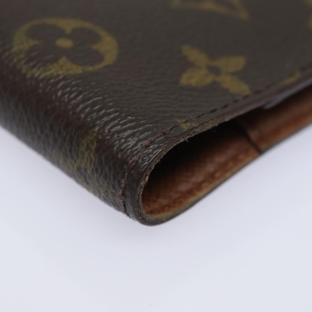 LOUIS VUITTON Monogram Agenda PM Day Planner Cover R20005 LV Auth ki4635