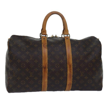 LOUIS VUITTON Monogram Keepall 45 Boston Bag M41428 LV Auth ki4639