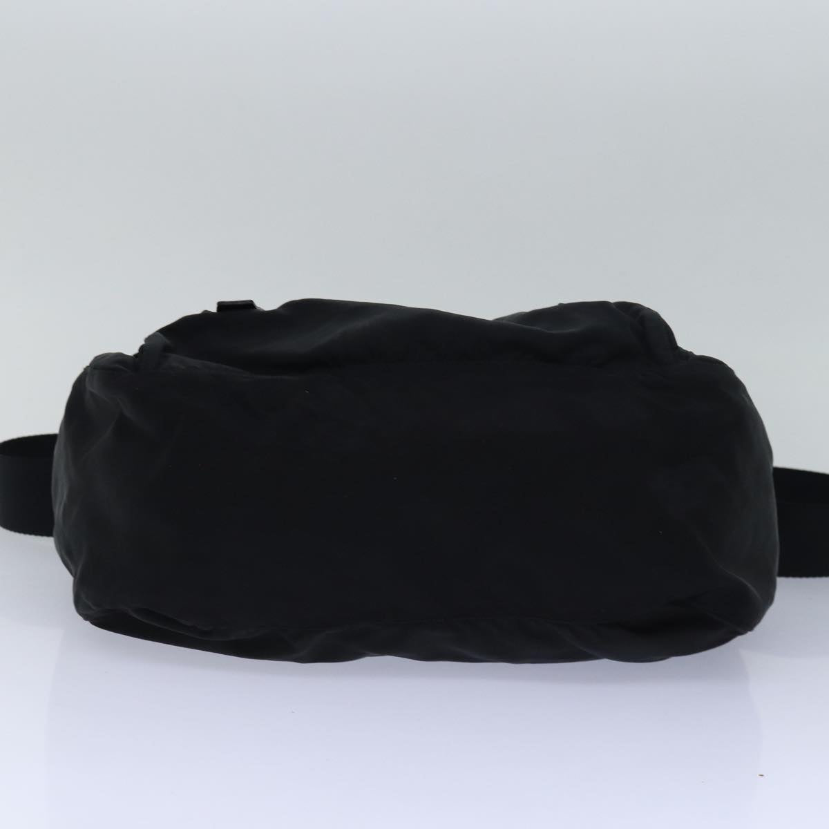 PRADA Shoulder Bag Nylon Black Auth ki4649