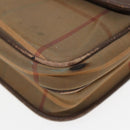 Ferragamo MCM Burberrys Shoulder Bag PVC Leather 4 Set Brown Black Auth ki4659-13