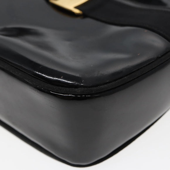 Ferragamo MCM Burberrys Shoulder Bag PVC Leather 4 Set Brown Black Auth ki4659