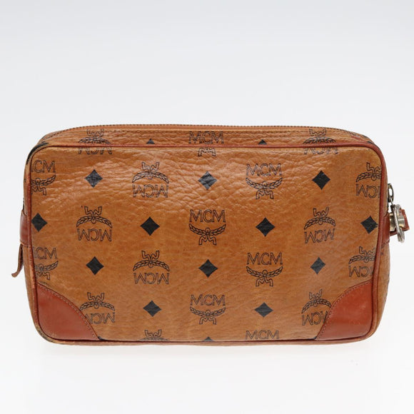 Ferragamo MCM Burberrys Shoulder Bag PVC Leather 4Set Brown Black Auth ki4659