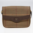 Ferragamo MCM Burberrys Shoulder Bag PVC Leather 4Set Brown Black Auth ki4659-8