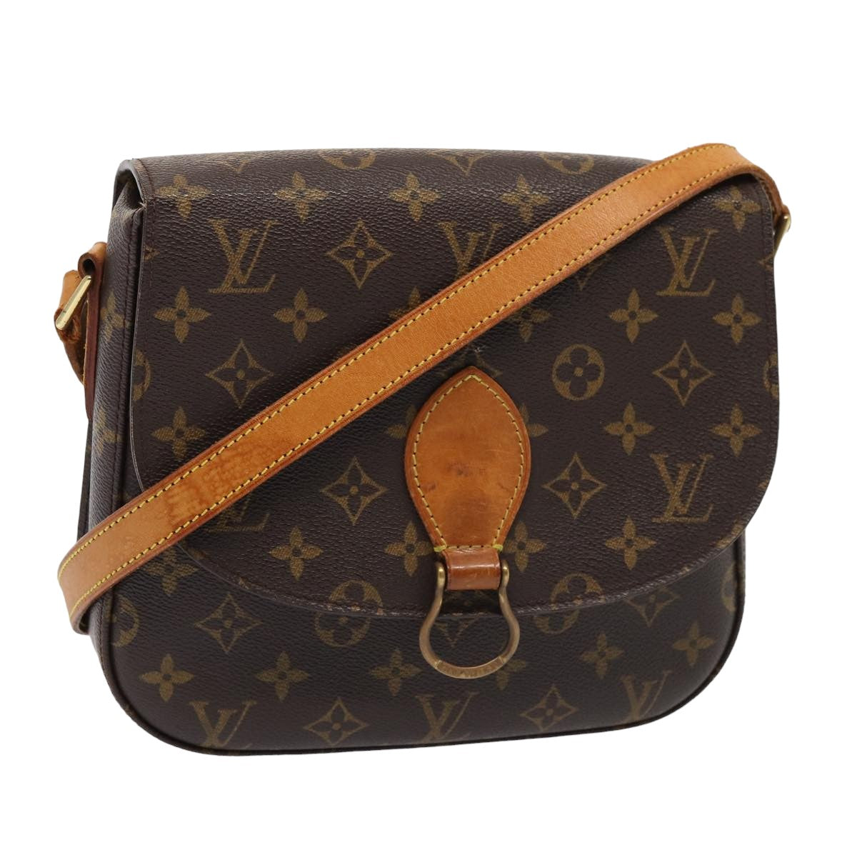 LOUIS VUITTON Monogram Saint Cloud GM Shoulder Bag M51242 LV Auth ki4670