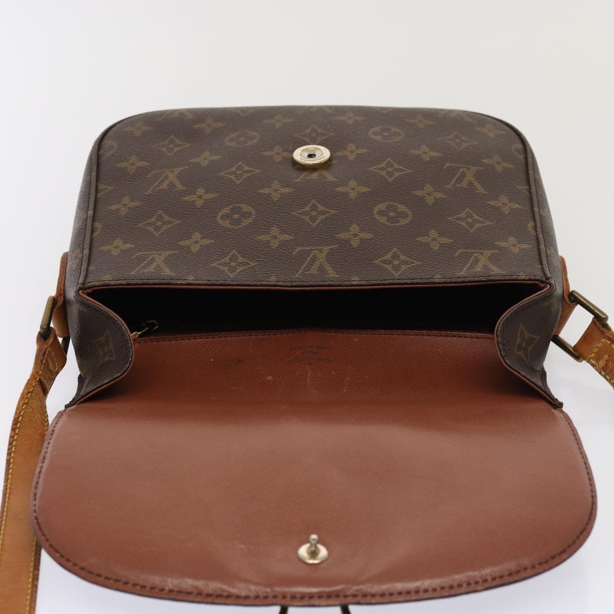 LOUIS VUITTON Monogram Saint Cloud GM Shoulder Bag M51242 LV Auth ki4671