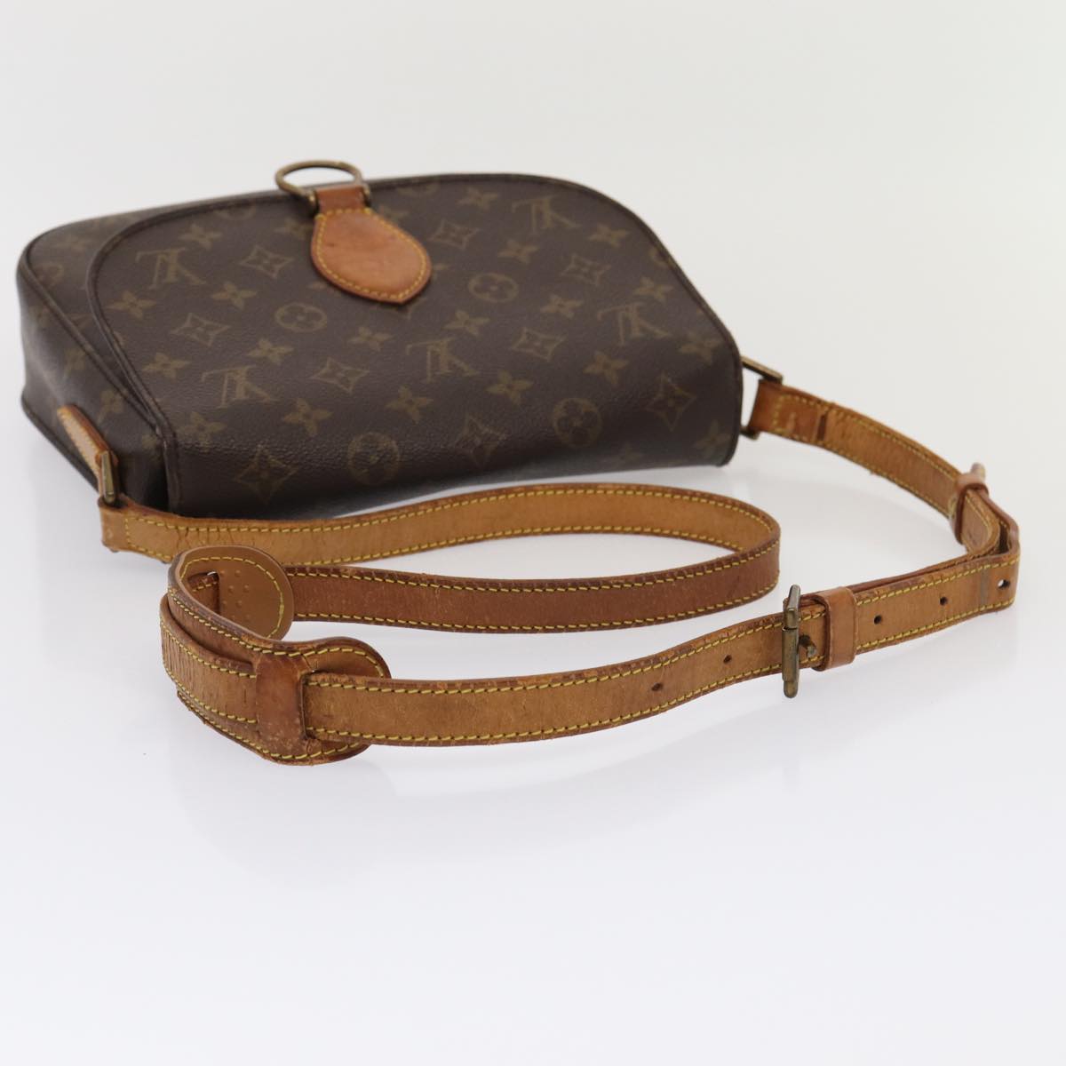 LOUIS VUITTON Monogram Saint Cloud GM Shoulder Bag M51242 LV Auth ki4671