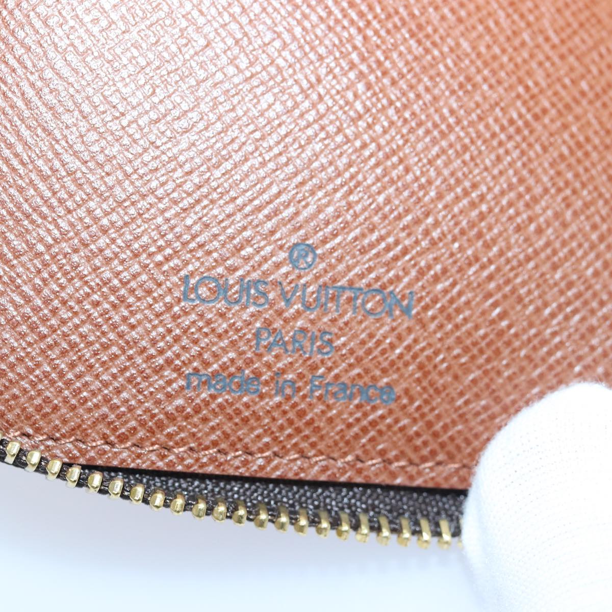 LOUIS VUITTON Monogram Pochette 6 Cure Key Case M62610 LV Auth ki4675