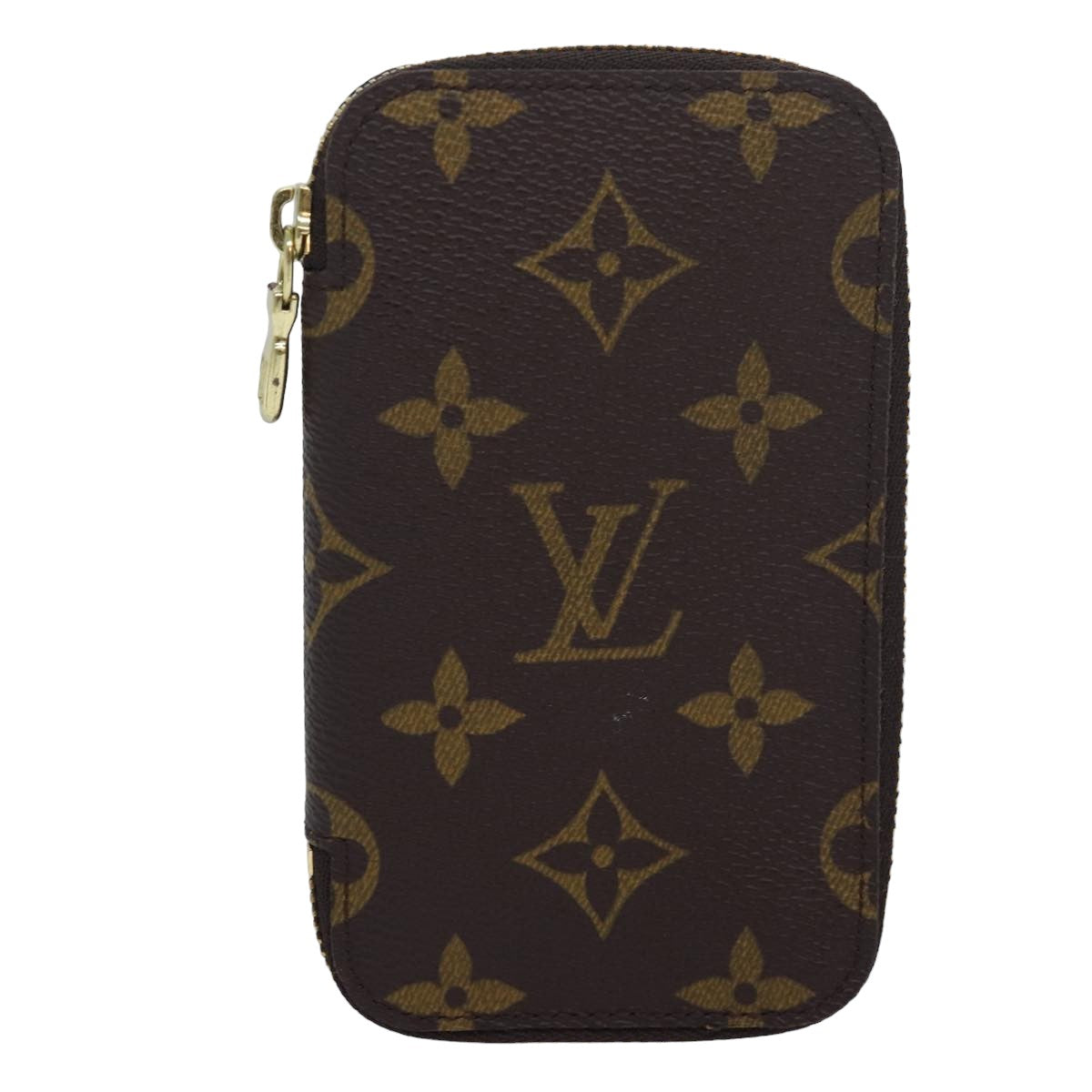 LOUIS VUITTON Monogram Pochette 6 Cure Key Case M62610 LV Auth ki4675