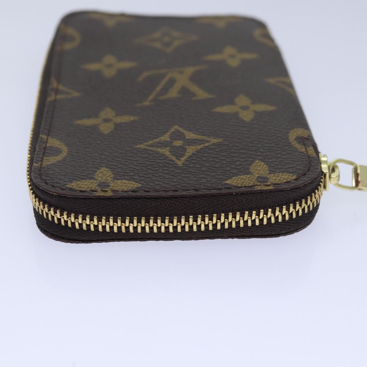 LOUIS VUITTON Monogram Pochette 6 Cure Key Case M62610 LV Auth ki4675