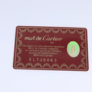 CARTIER Must Line Hand Bag Leather Bordeaux Auth ki4679-24