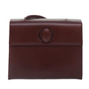 CARTIER Must Line Hand Bag Leather Bordeaux Auth ki4679-13