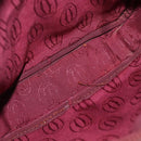 CARTIER Must Line Shoulder Bag Leather Bordeaux Auth ki4680-12