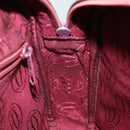 CARTIER Must Line Shoulder Bag Leather Bordeaux Auth ki4680-19