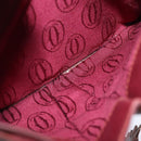 CARTIER Must Line Shoulder Bag Leather Bordeaux Auth ki4680-22