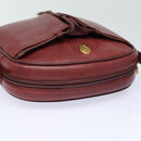 CARTIER Must Line Shoulder Bag Leather Bordeaux Auth ki4680-6