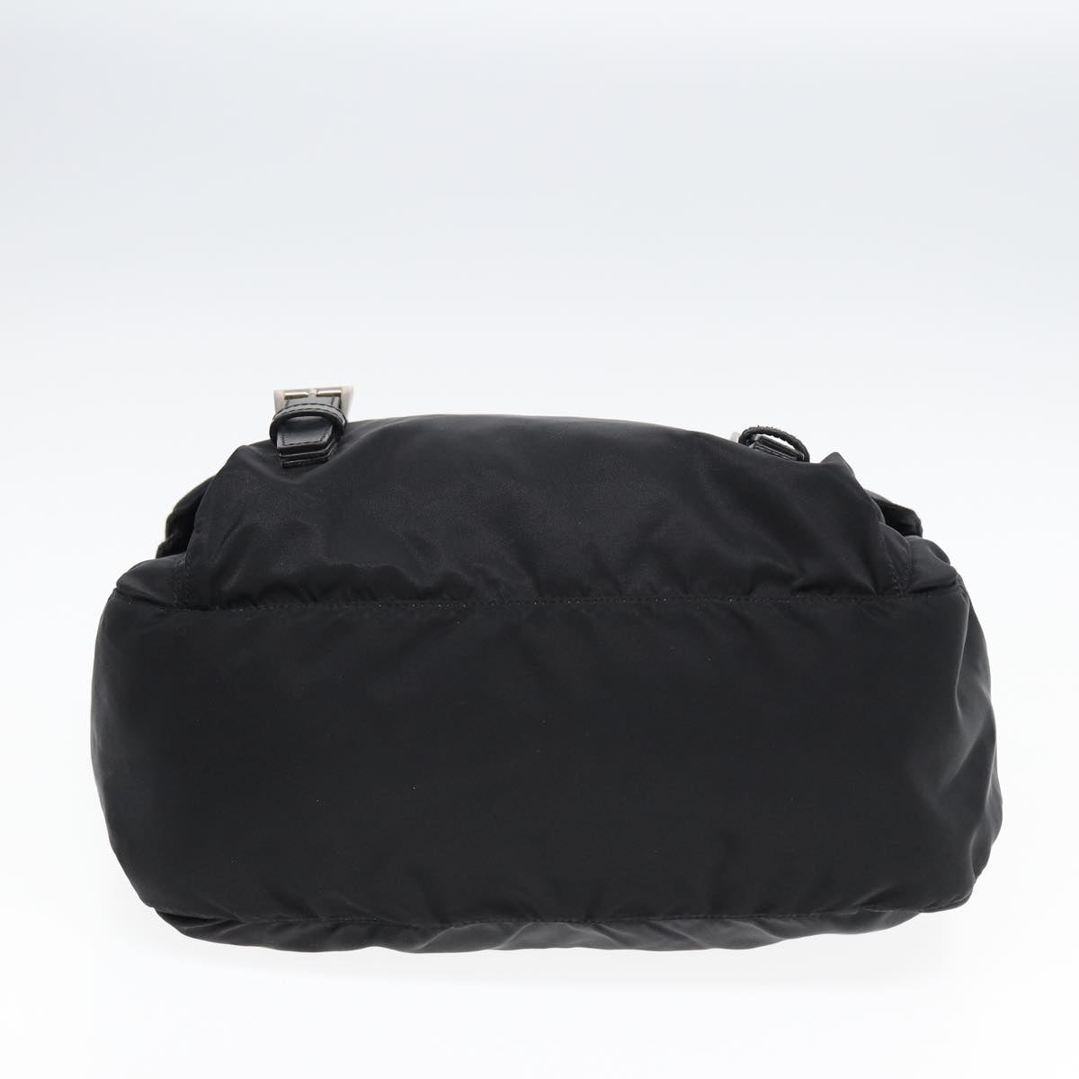 PRADA Shoulder Bag Nylon Black Auth ki4685