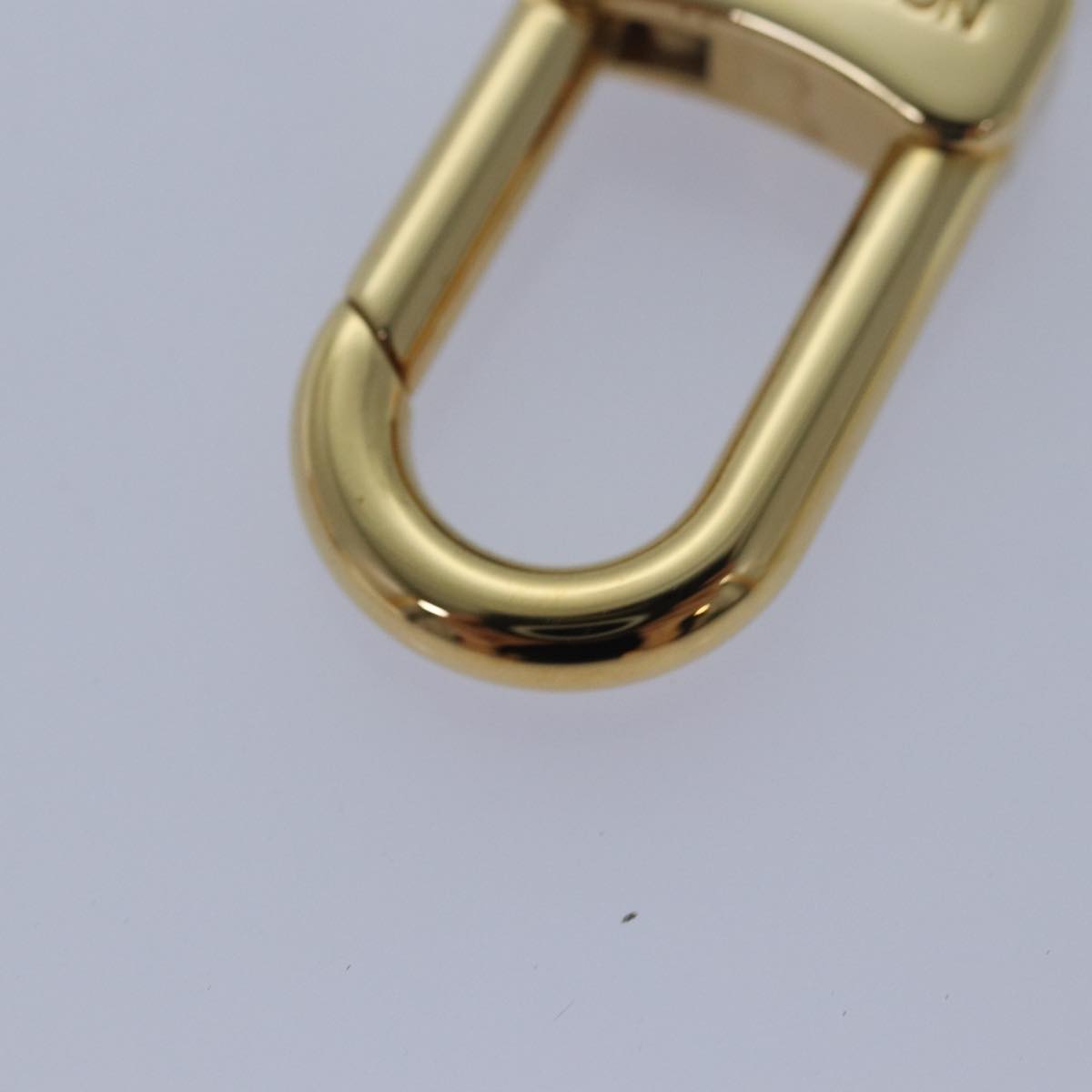 LOUIS VUITTON Anneau Cles Key Holder metal Gold Tone LV Auth ki4686 - 0