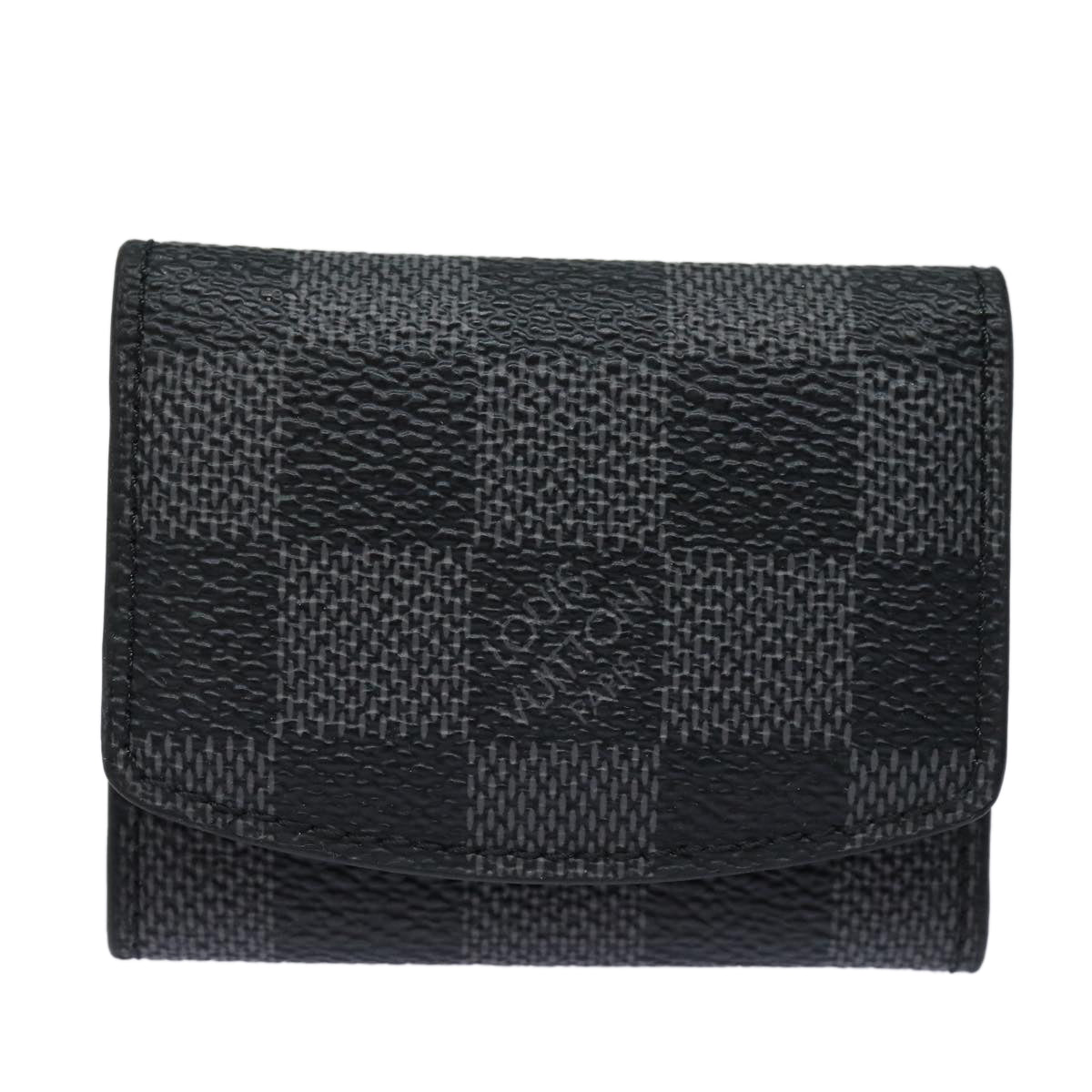 LOUIS VUITTON Damier Graphite Cuff Case LV Auth ki4694