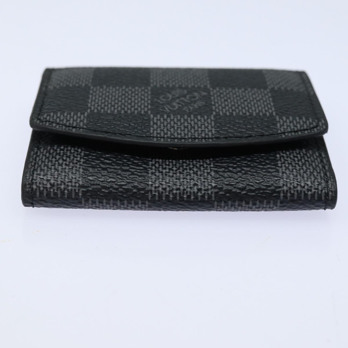 LOUIS VUITTON Damier Graphite Cuff Case LV Auth ki4694