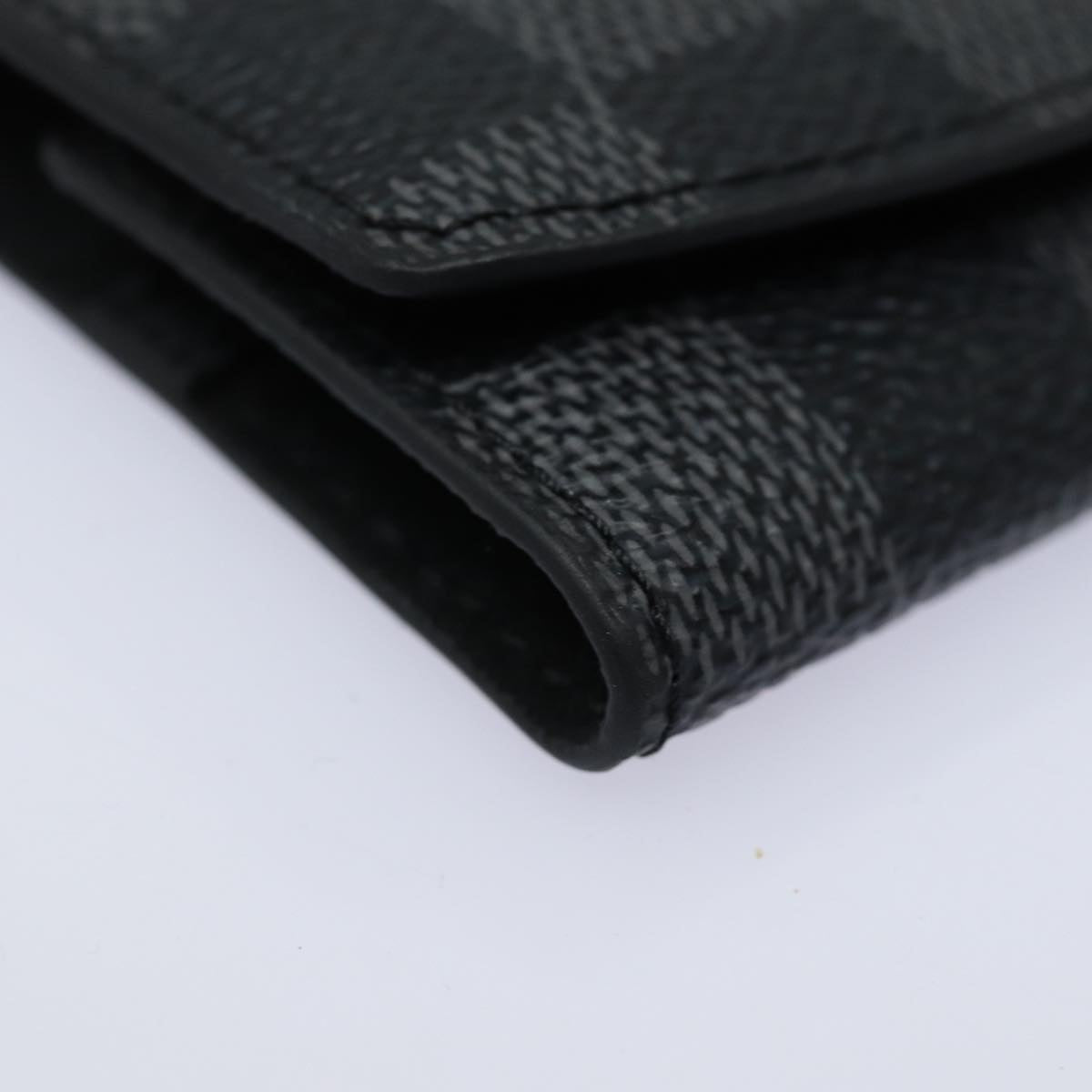 LOUIS VUITTON Damier Graphite Cuff Case LV Auth ki4694