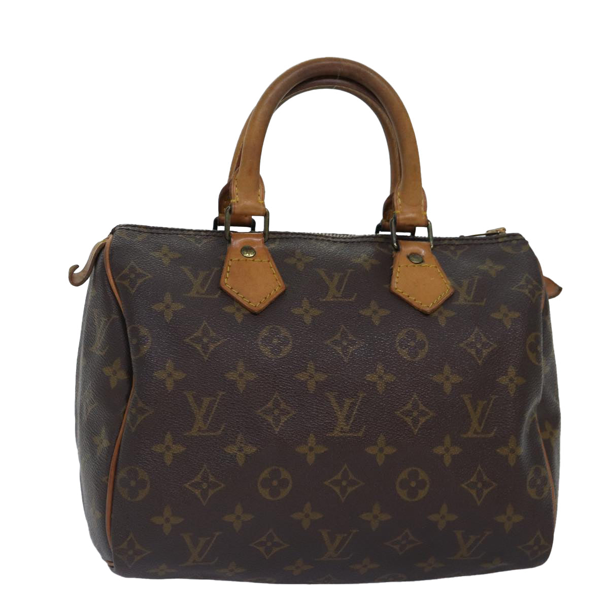 LOUIS VUITTON Monogram Speedy 25 Hand Bag M41528 LV Auth ki4717