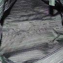 PRADA Hand Bag Nylon Khaki Brown Silver Auth ki4736-18