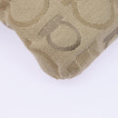 Salvatore Ferragamo Waist bag Canvas Beige Gold Auth ki4753-14