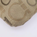 Salvatore Ferragamo Waist bag Canvas Beige Gold Auth ki4753-15