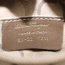 Salvatore Ferragamo Waist bag Canvas Beige Gold Auth ki4753-12