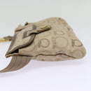 Salvatore Ferragamo Waist bag Canvas Beige Gold Auth ki4753-3