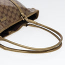 GUCCI GG Crystal Tote Bag Gold Tone Gold 197958 Auth ki4759-7