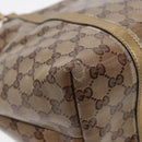GUCCI GG Crystal Tote Bag Gold Tone Gold 197958 Auth ki4759-9