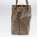 GUCCI GG Crystal Tote Bag Gold Tone Gold 197958 Auth ki4759-4